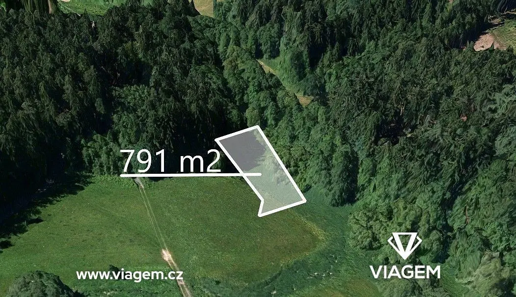 Prodej pozemku 263 m², Roztoky u Semil · okres Semily