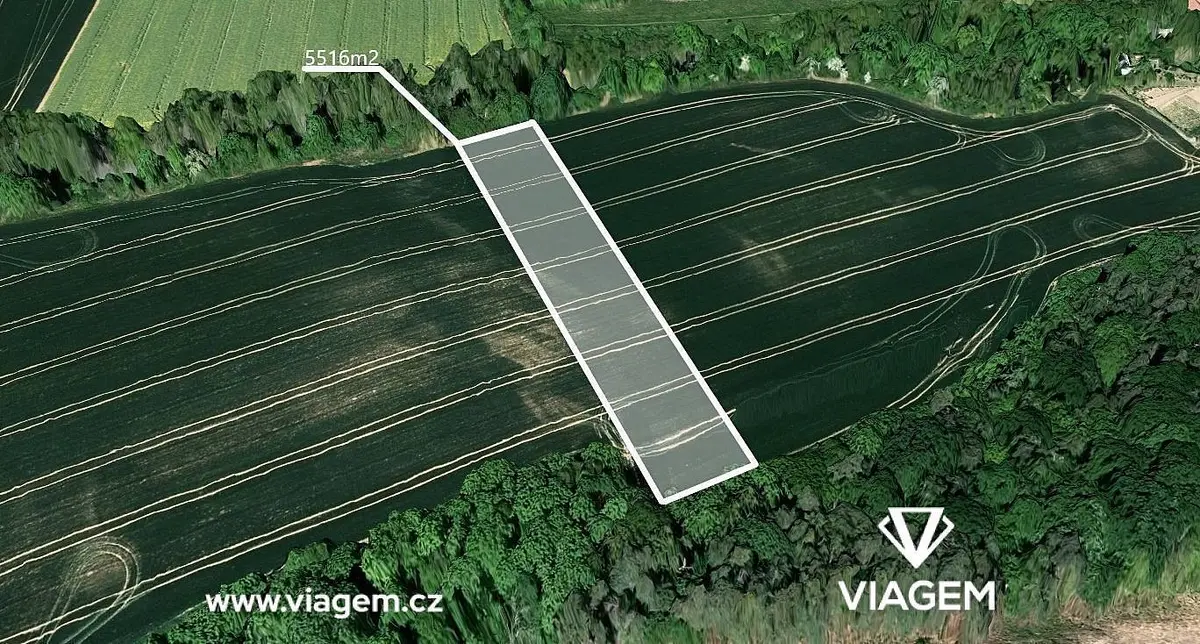 Prodej pozemku 1379 m², Bechlín · okres Litoměřice