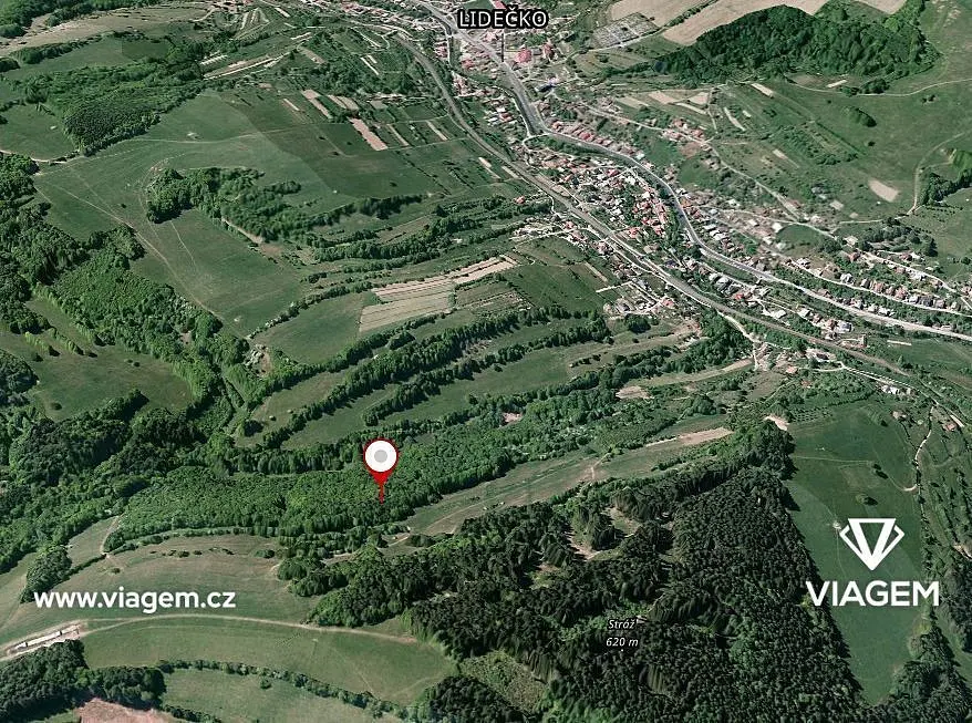 Prodej pozemku 1248 m², Lidečko · okres Vsetín