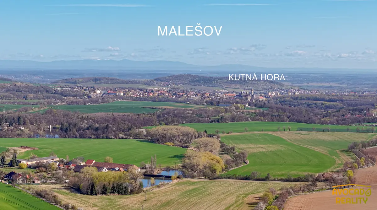 Prodej pozemku 2900 m², Malešov · okres Kutná Hora