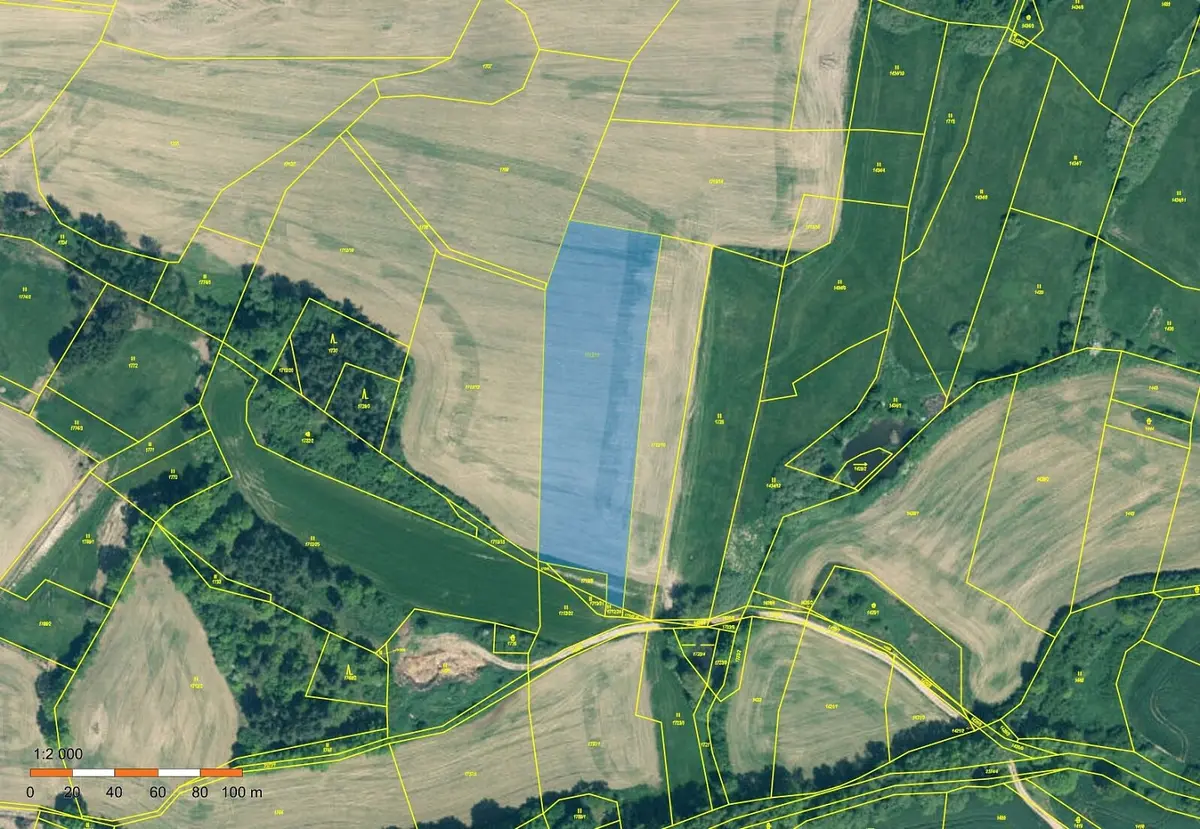 Prodej pozemku 691 m², Mečichov · okres Strakonice
