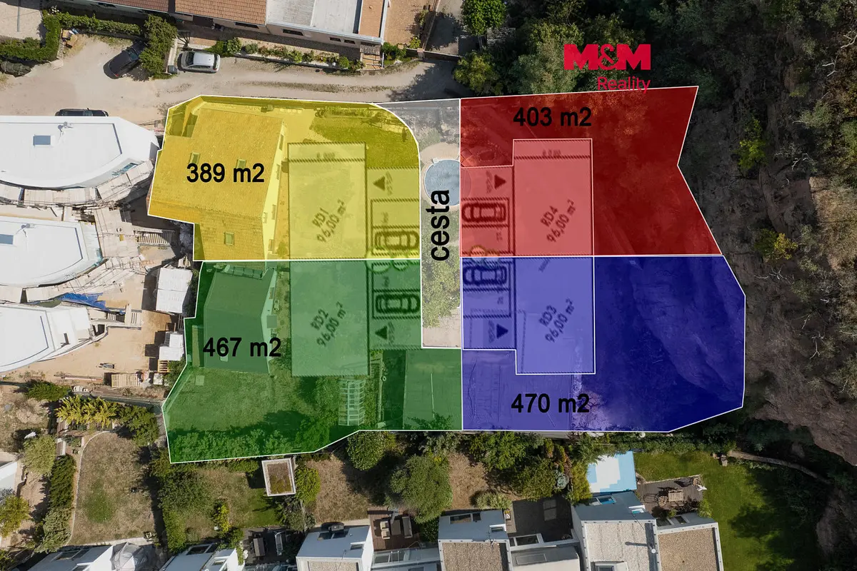 Prodej pozemku 1842 m², Pod Červenou skálou · Štýřice · Brno