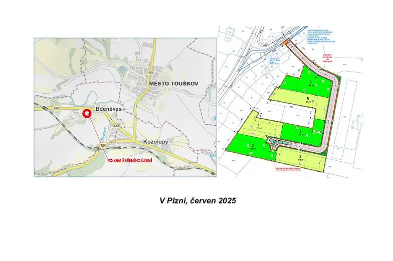 Prodej pozemku 557 m², Bdeněves · okres Plzeň-sever