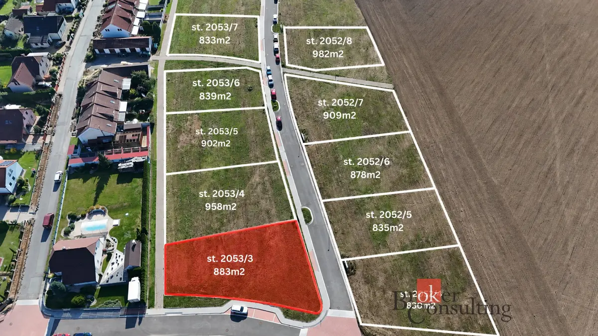 Prodej pozemku 883 m², Nasavrky u Tábora · Nasavrky