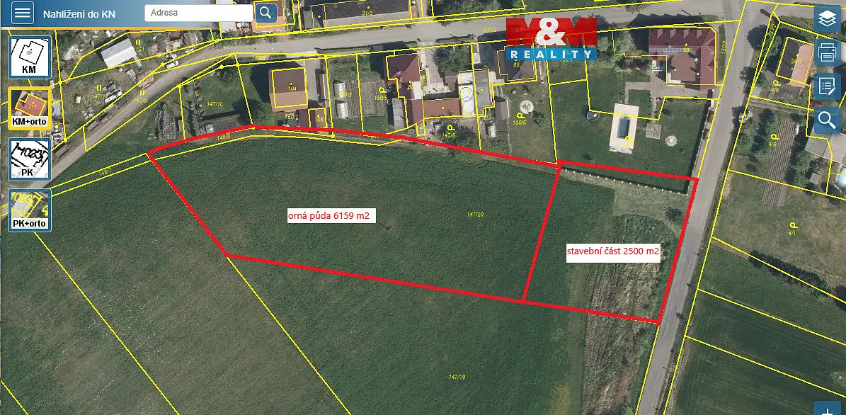 Prodej pozemku 500 m², Újezd u Přelouče · okres Pardubice
