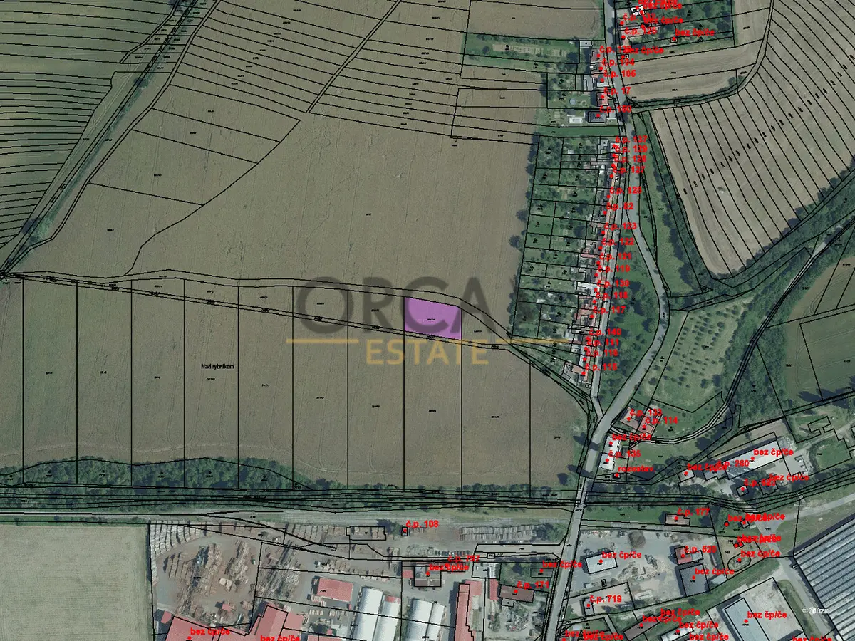 Prodej pozemku 1762 m², Koryčany · okres Kroměříž
