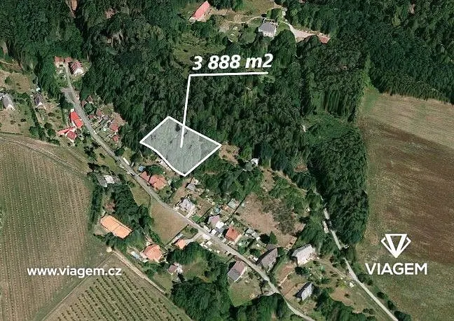 Prodej pozemku 3542 m², Choustníkovo Hradiště