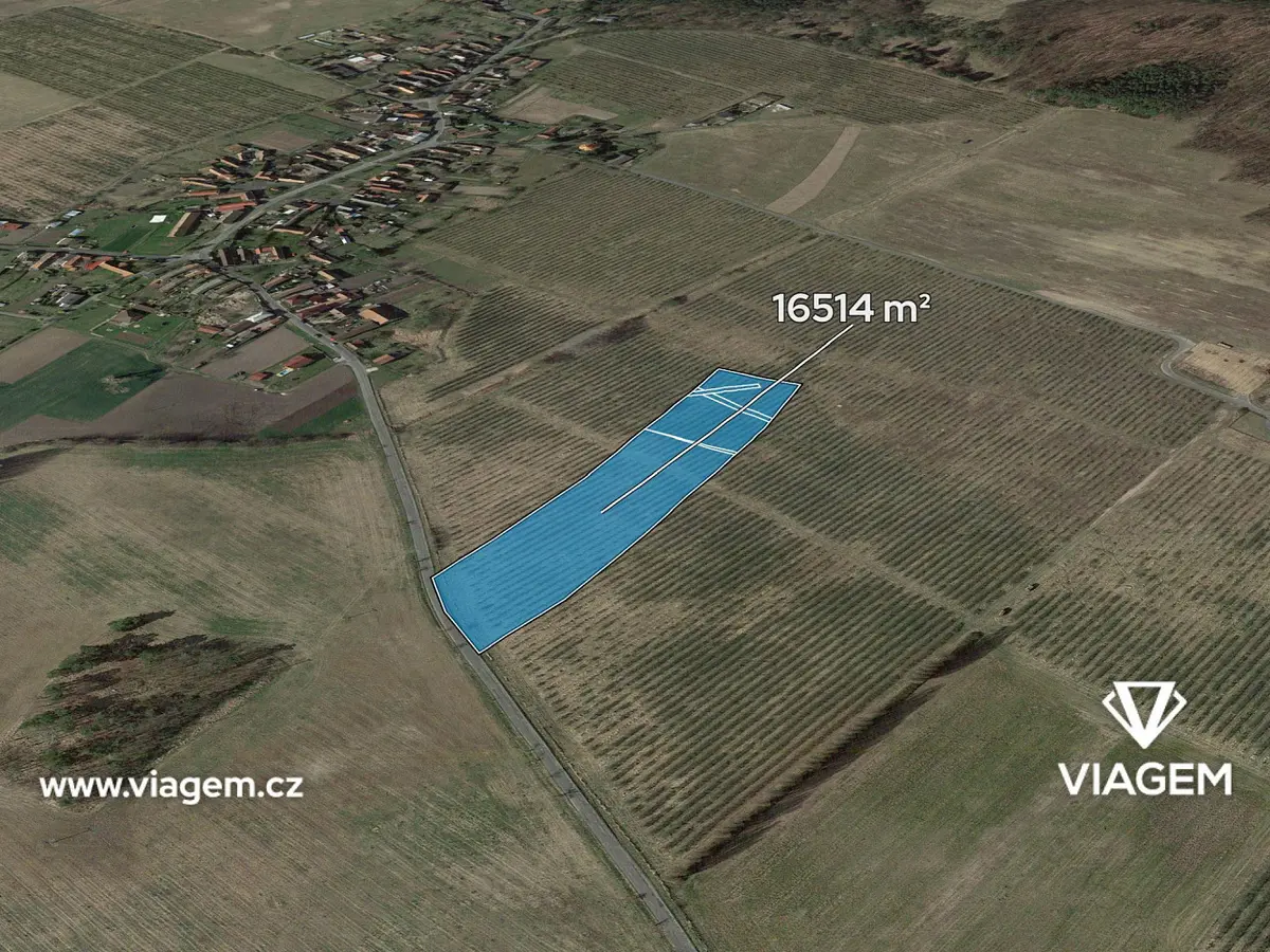 Prodej pozemku 2981 m², Horušice · okres Kutná Hora