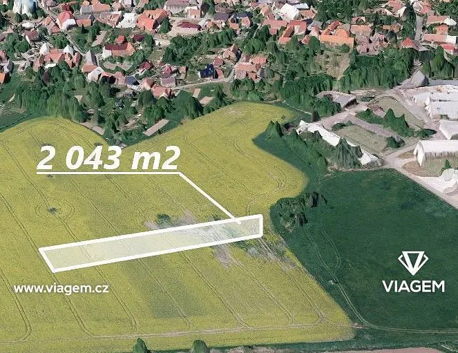 Prodej pozemku 1021 m², Kelč · okres Vsetín