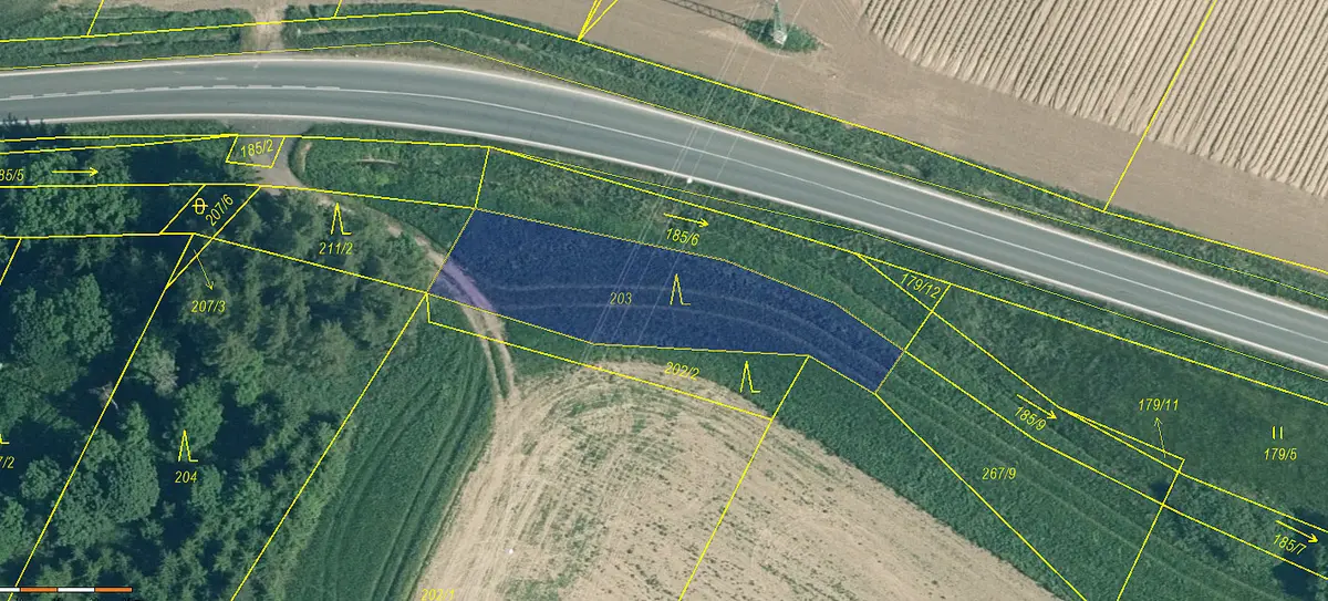 Prodej pozemku 711 m², Malý Bor · okres Klatovy