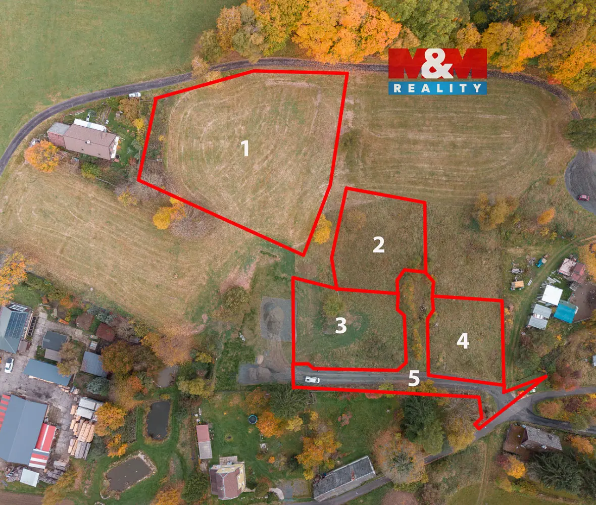 Prodej pozemku 387 m², Podhradí · okres Cheb