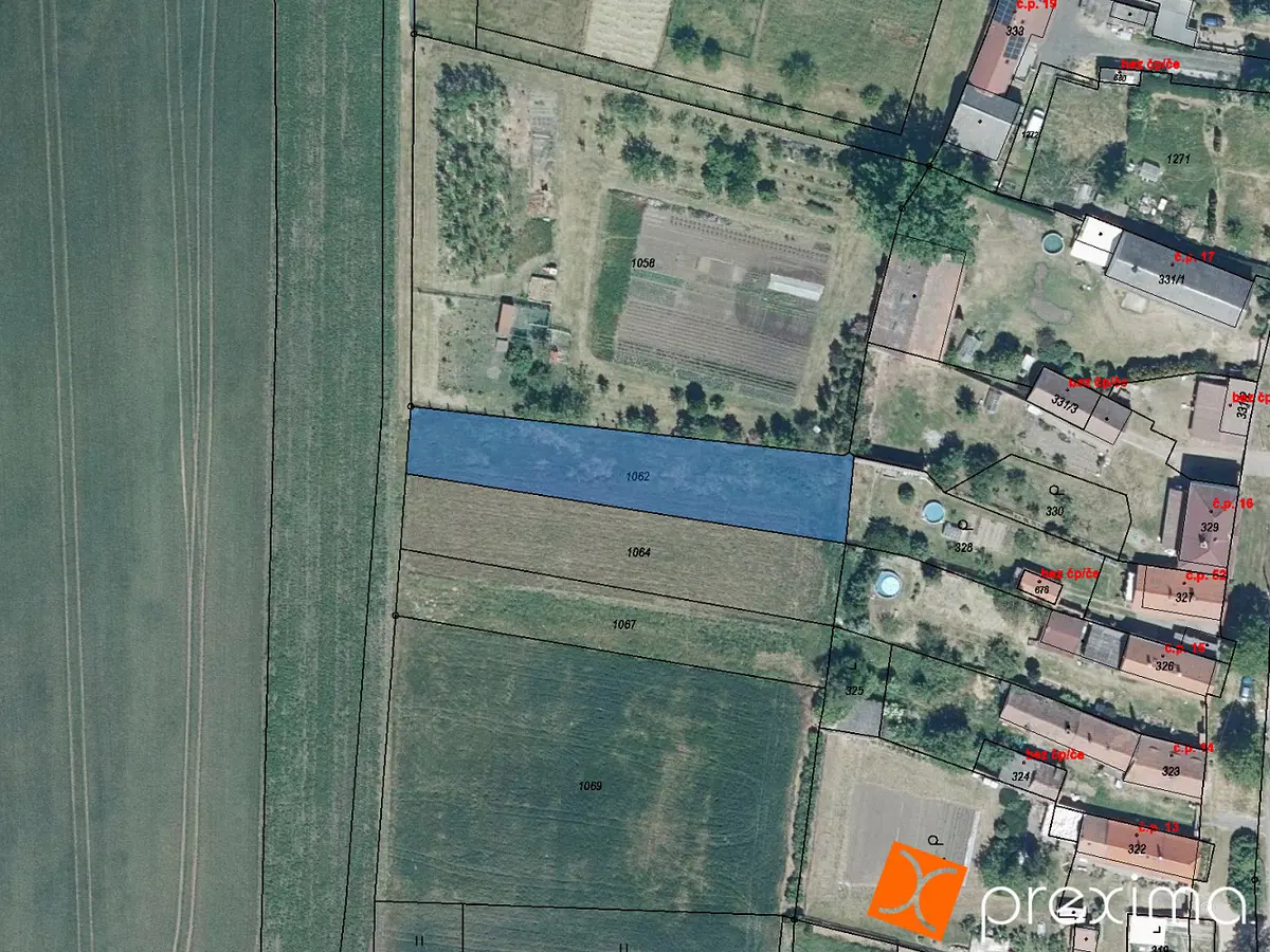 Prodej pozemku 62 m², Podbořany · okres Louny
