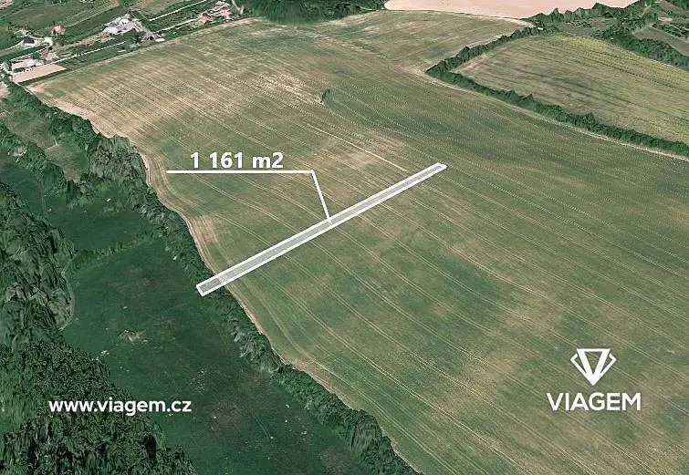 Prodej pozemku 580 m², Břestek · okres Uherské Hradiště