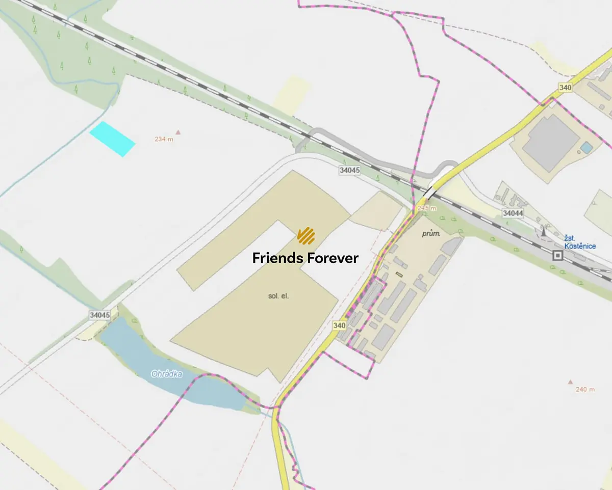 Prodej pozemku 10561 m², Pardubice - Hostovice