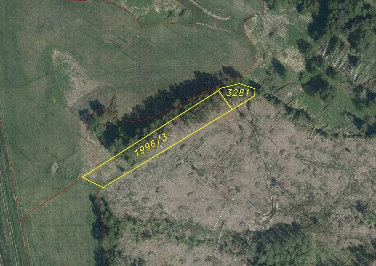 Prodej pozemku 2395 m², Kamenice nad Lipou
