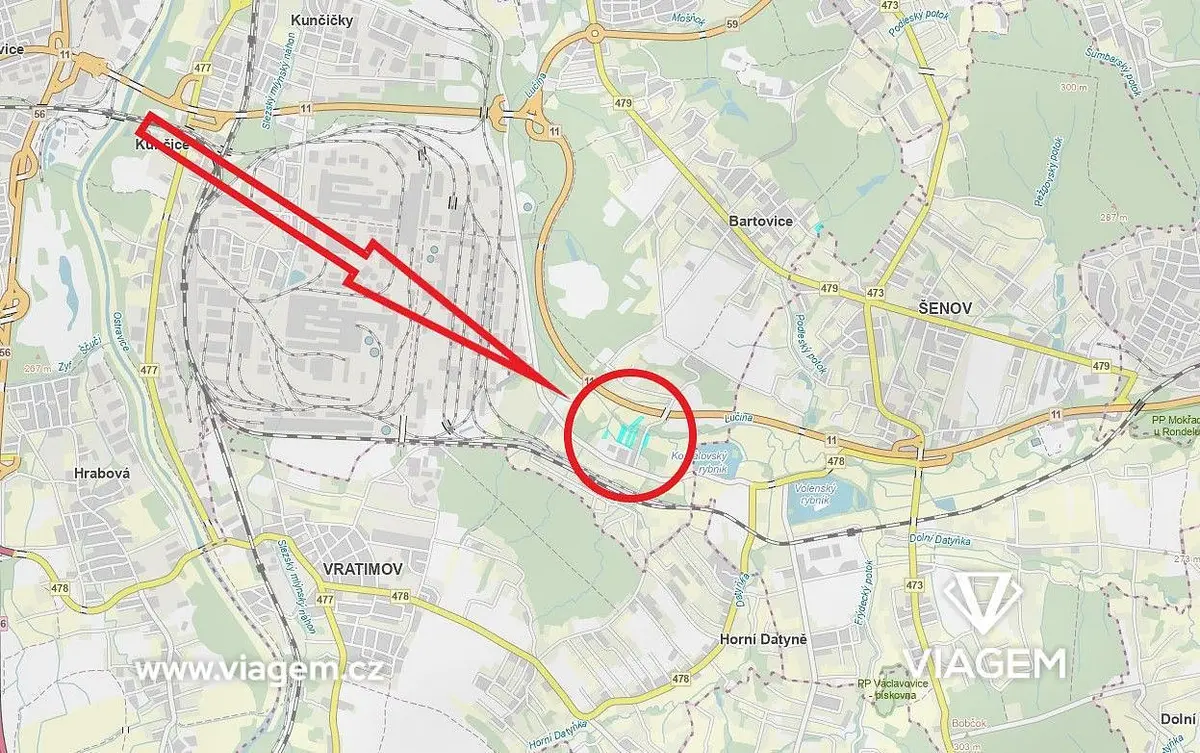 Prodej pozemku 983 m², Ostrava