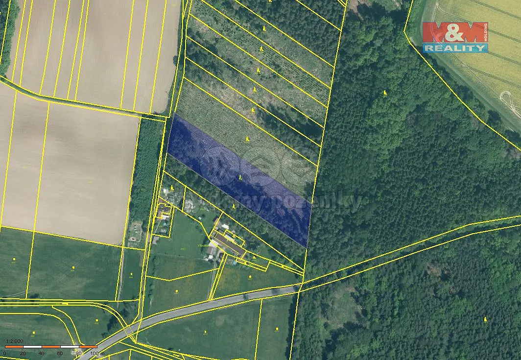Prodej pozemku 675 m², Stehlovice · okres Písek
