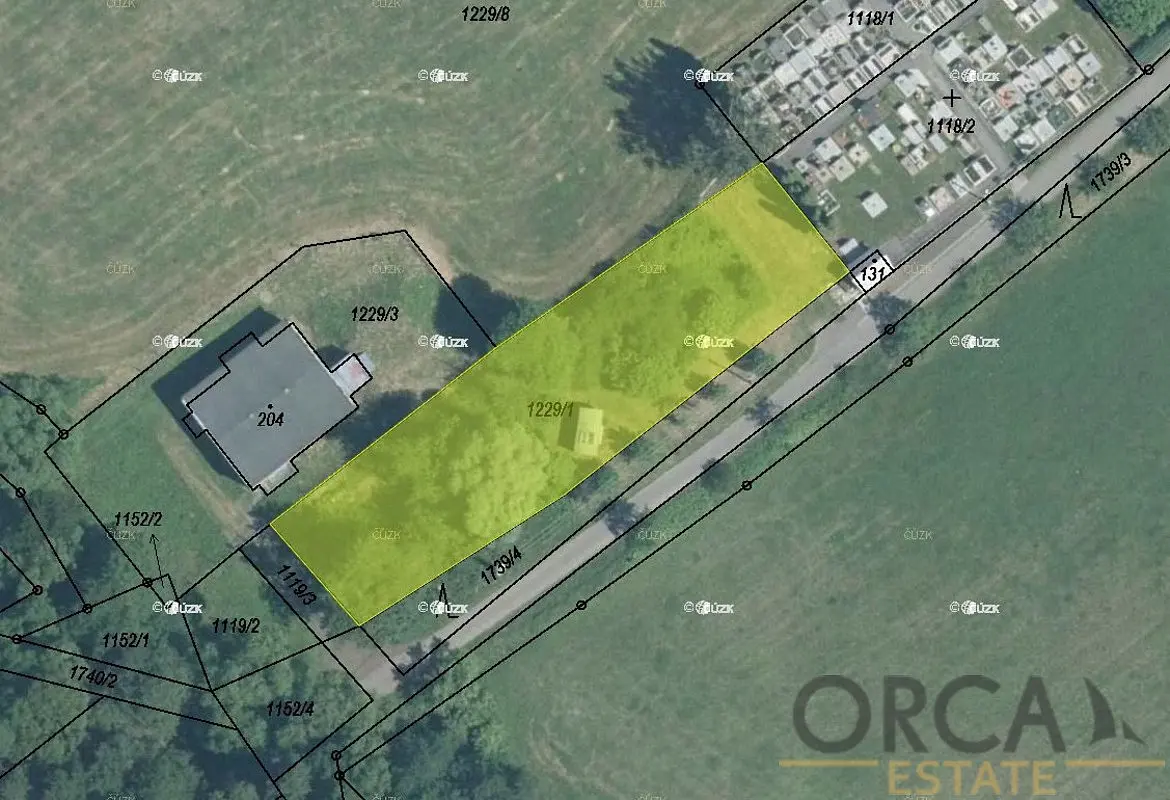 Prodej pozemku 1164 m², Nový Jičín