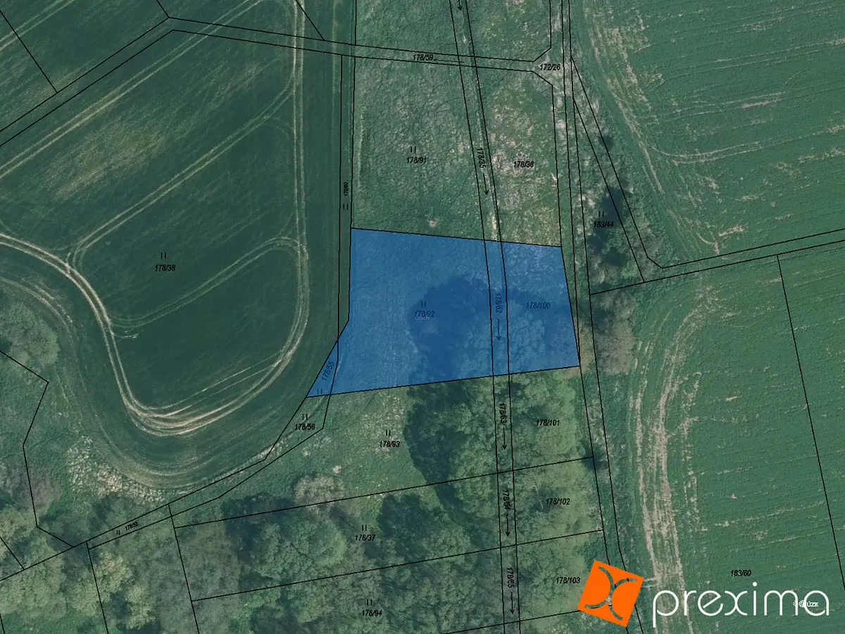 Prodej pozemku 663 m², Prádlo · okres Plzeň-Jih