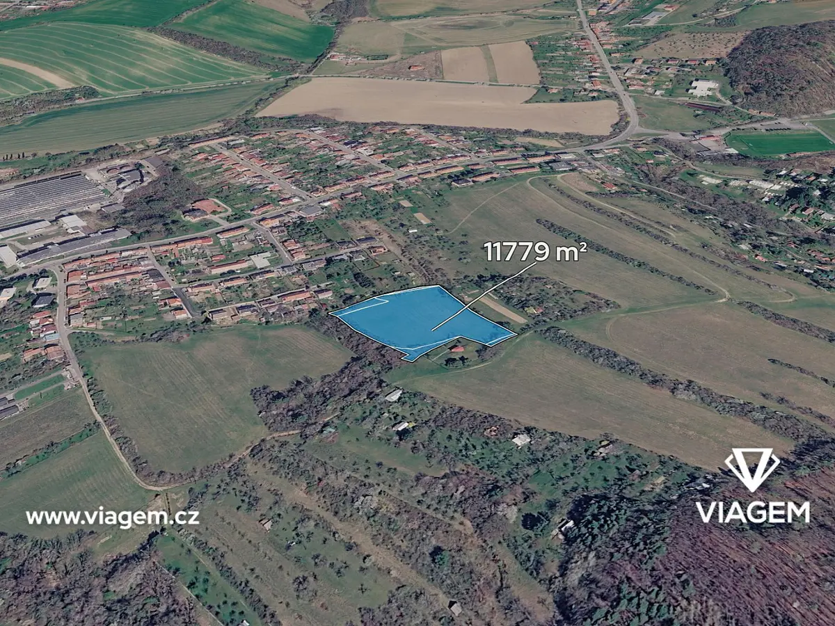 Prodej pozemku 2644 m², Koryčany · okres Kroměříž