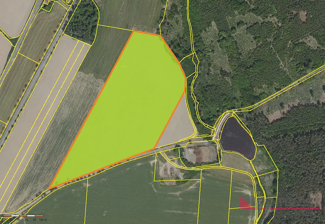 Prodej pozemku 77100 m², Černíny · okres Kutná Hora