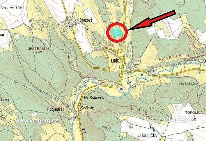 Prodej pozemku 8625 m², Libíč · Český Dub