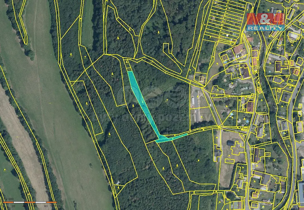 Prodej pozemku 600 m², Oskava · okres Šumperk