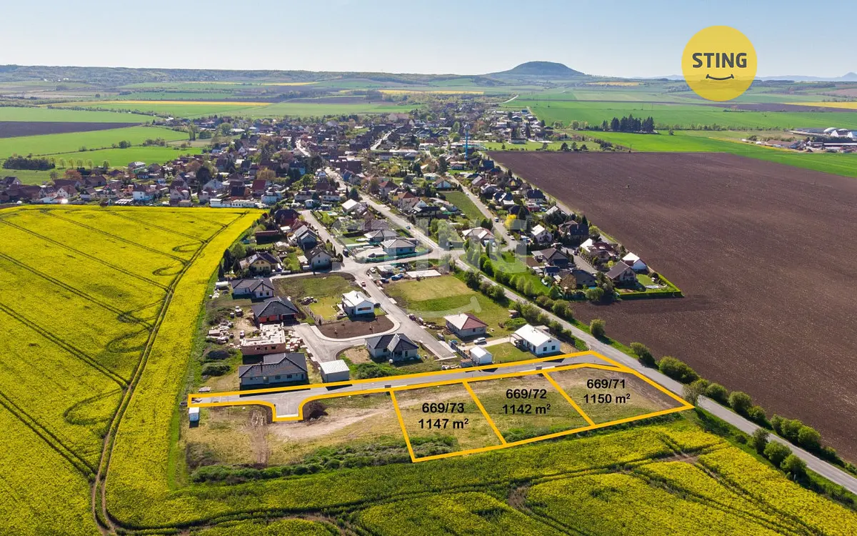 Prodej pozemku 1150 m², Cítov