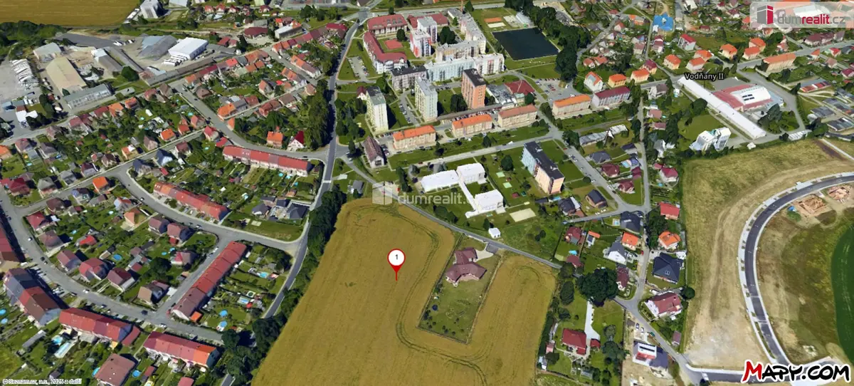 Prodej pozemku 724 m², Vodňany - Vodňany II · okres Strakonice