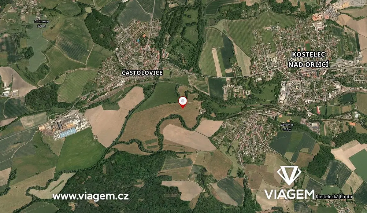Prodej pozemku 1638 m², Kostelec nad Orlicí
