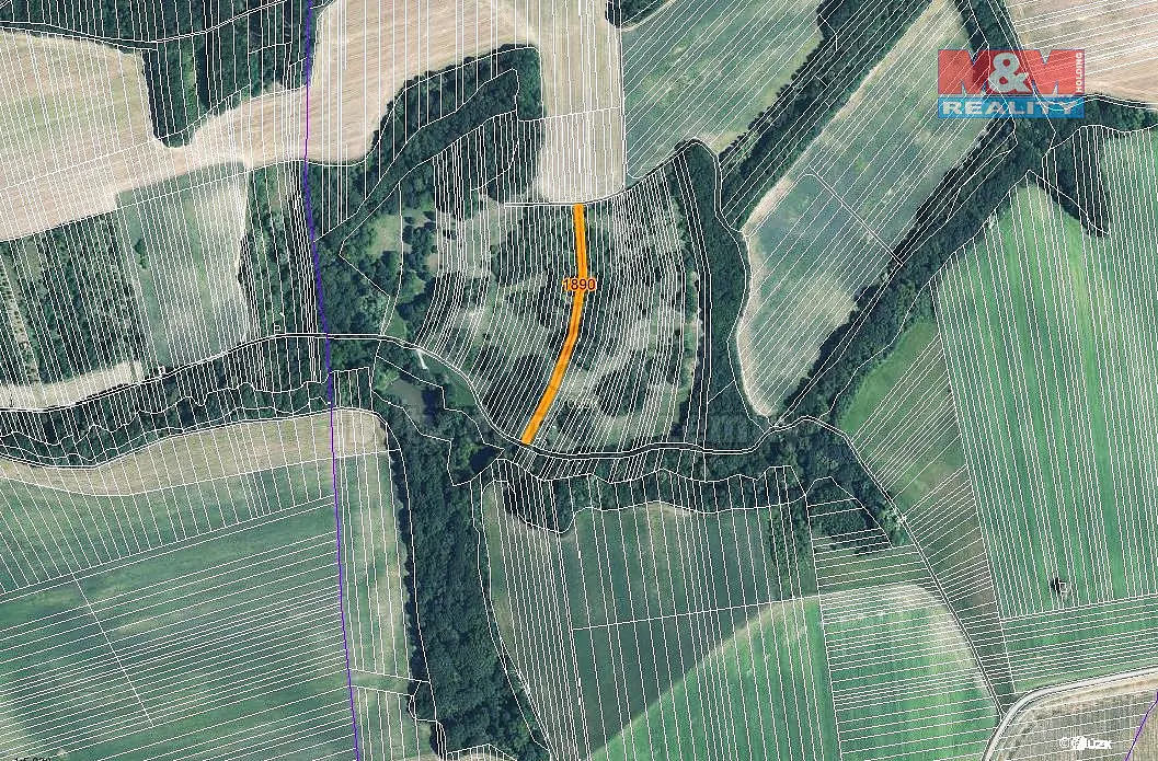 Prodej pozemku 1957 m², Hradčovice · okres Uherské Hradiště