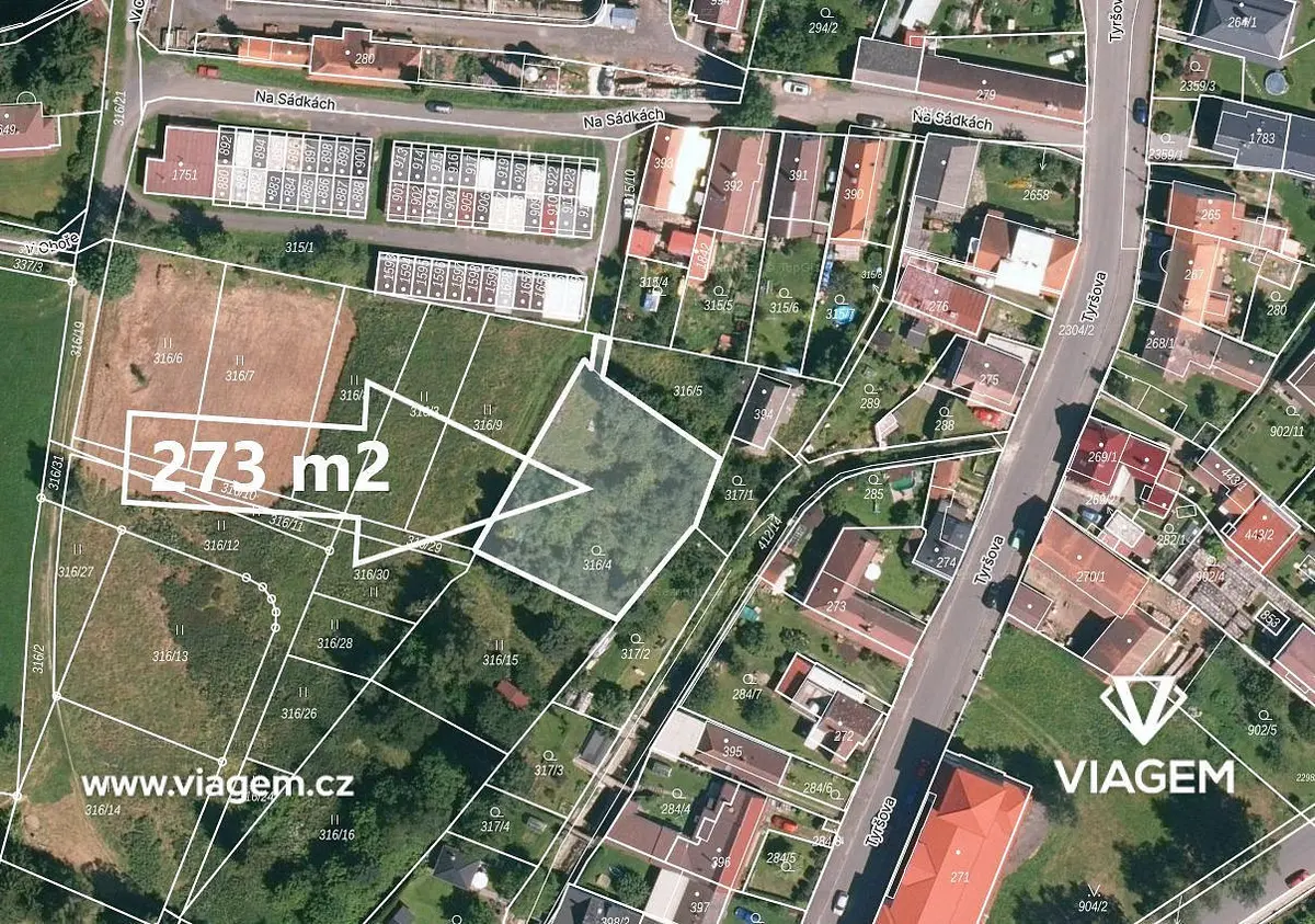 Prodej pozemku 273 m², Rožmitál pod Třemšínem · okres Příbram
