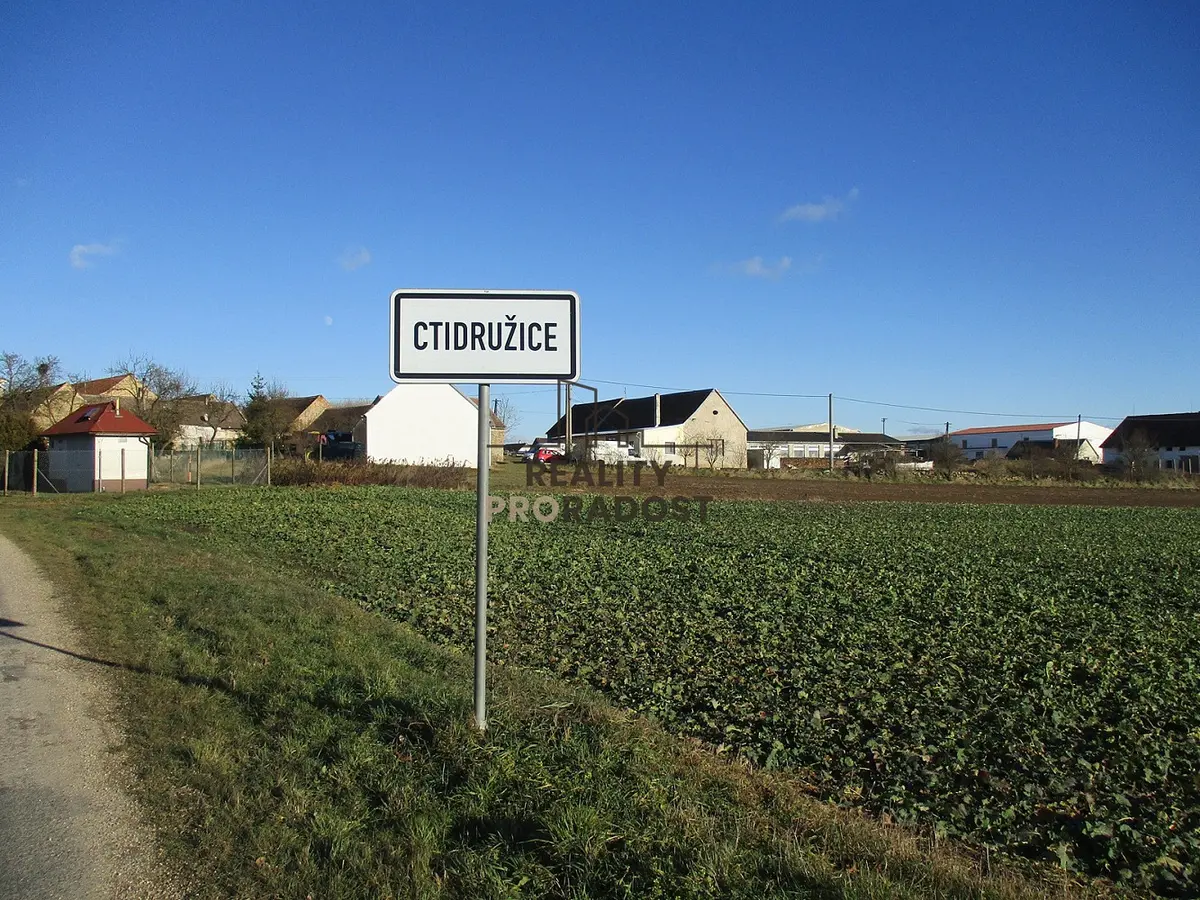 Prodej pozemku 624 m², Ctidružice · okres Znojmo