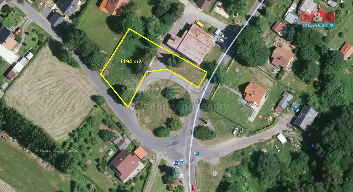 Prodej pozemku 194 m², Tři Sekery - Krásné · okres Cheb