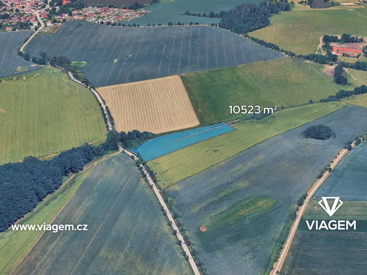Prodej pozemku 2630 m², Dříteň · okres České Budějovice