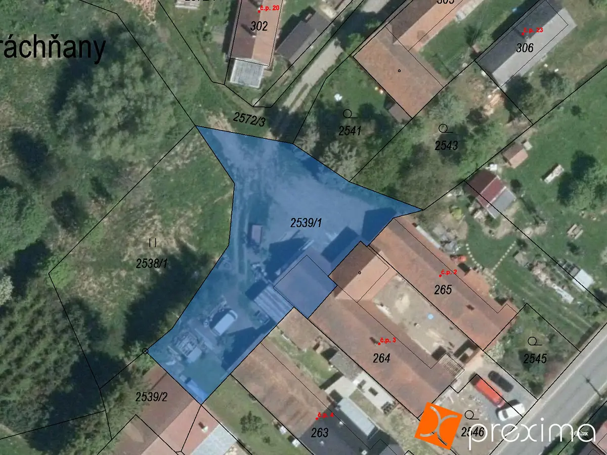 Prodej pozemku 245 m², Čechtice · okres Benešov