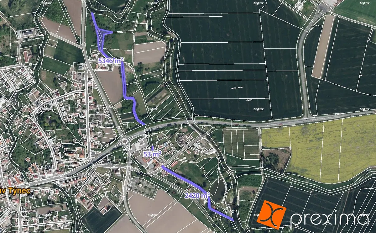 Prodej pozemku 826 m², Hrochův Týnec · okres Chrudim