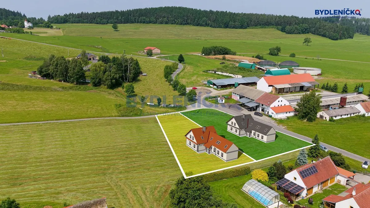 Prodej pozemku 587 m², Věžovatá Pláně - Dolní Pláně · okres Český Krumlov
