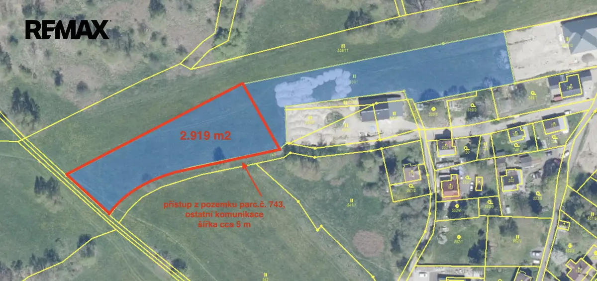 Prodej pozemku 919 m², Kraslice · okres Sokolov