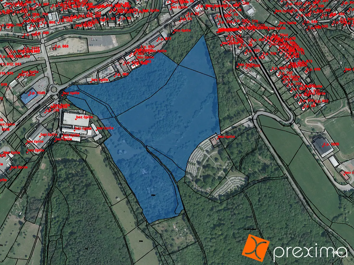 Prodej pozemku 674 m², Luhačovice · okres Zlín