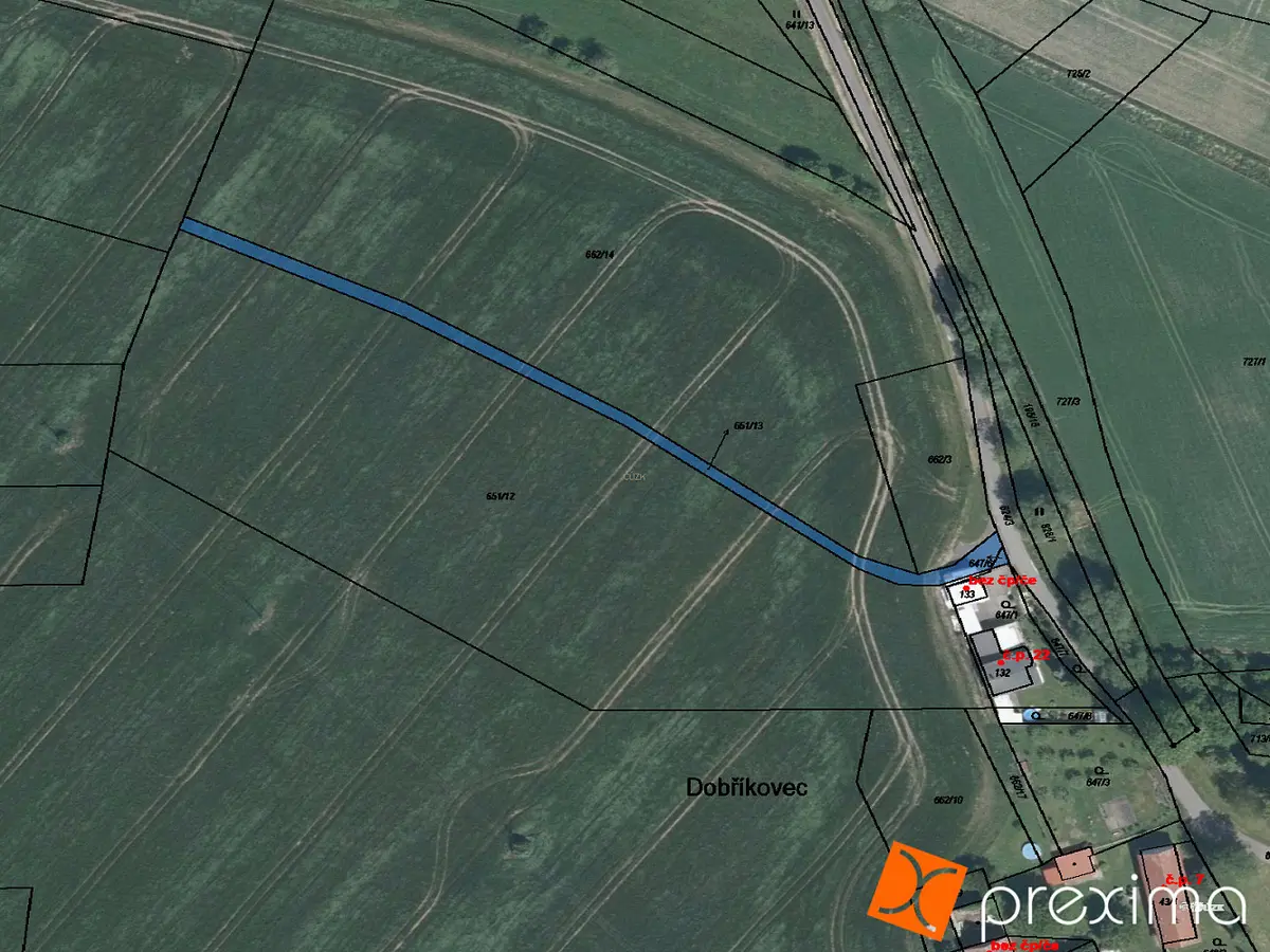 Prodej pozemku 76 m², Opočno · okres Rychnov nad Kněžnou