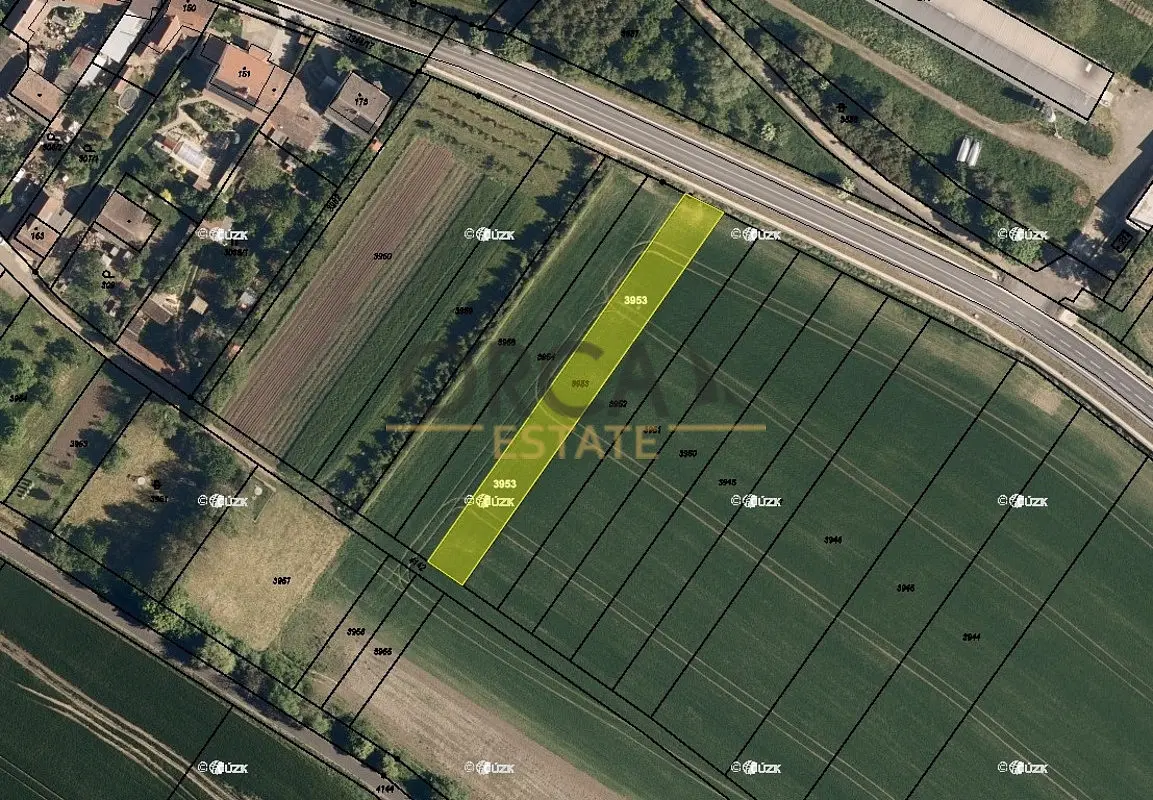 Prodej pozemku 1091 m², Kozlany · okres Vyškov