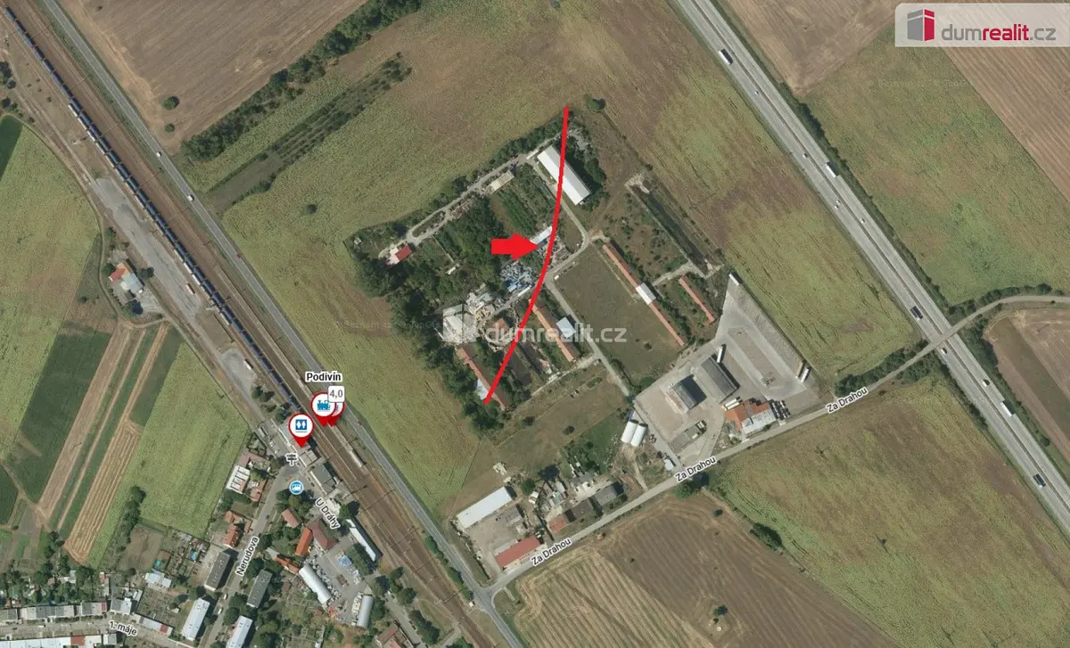 Prodej pozemku 255 m², Podivín · okres Břeclav