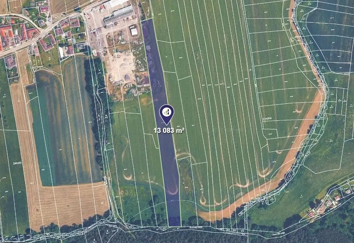 Prodej pozemku 13083 m², Nová Ves u Českých Budějovic · Nová Ves