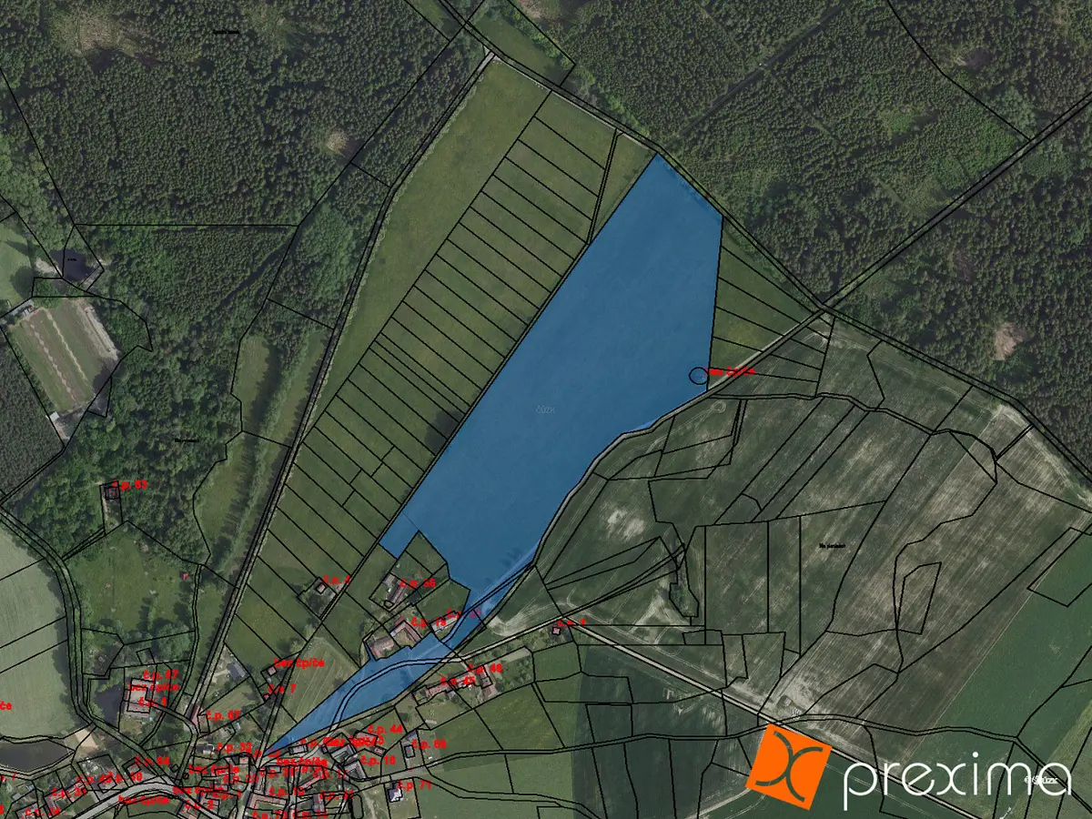 Prodej pozemku 185 m², Hvožďany · okres Příbram