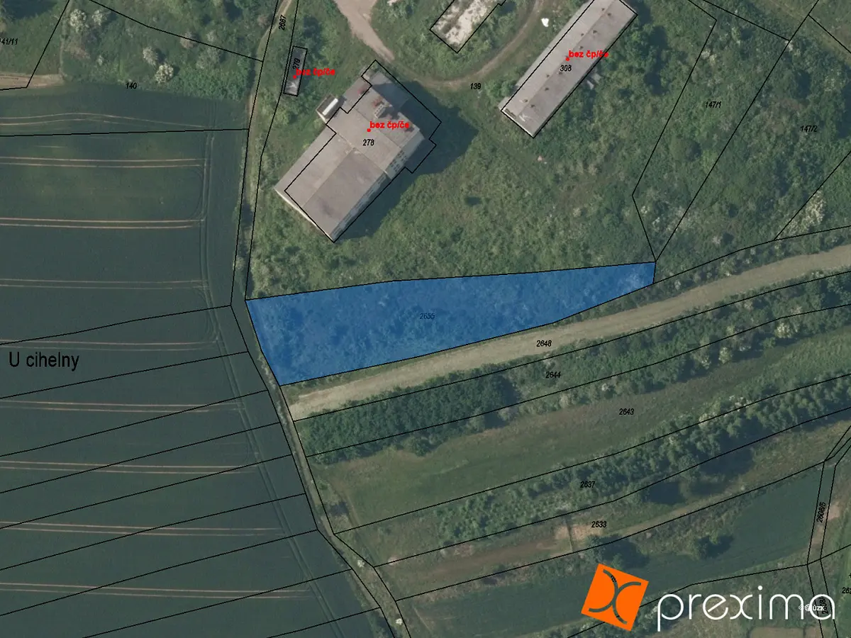 Prodej pozemku 114 m², Hředle · okres Rakovník