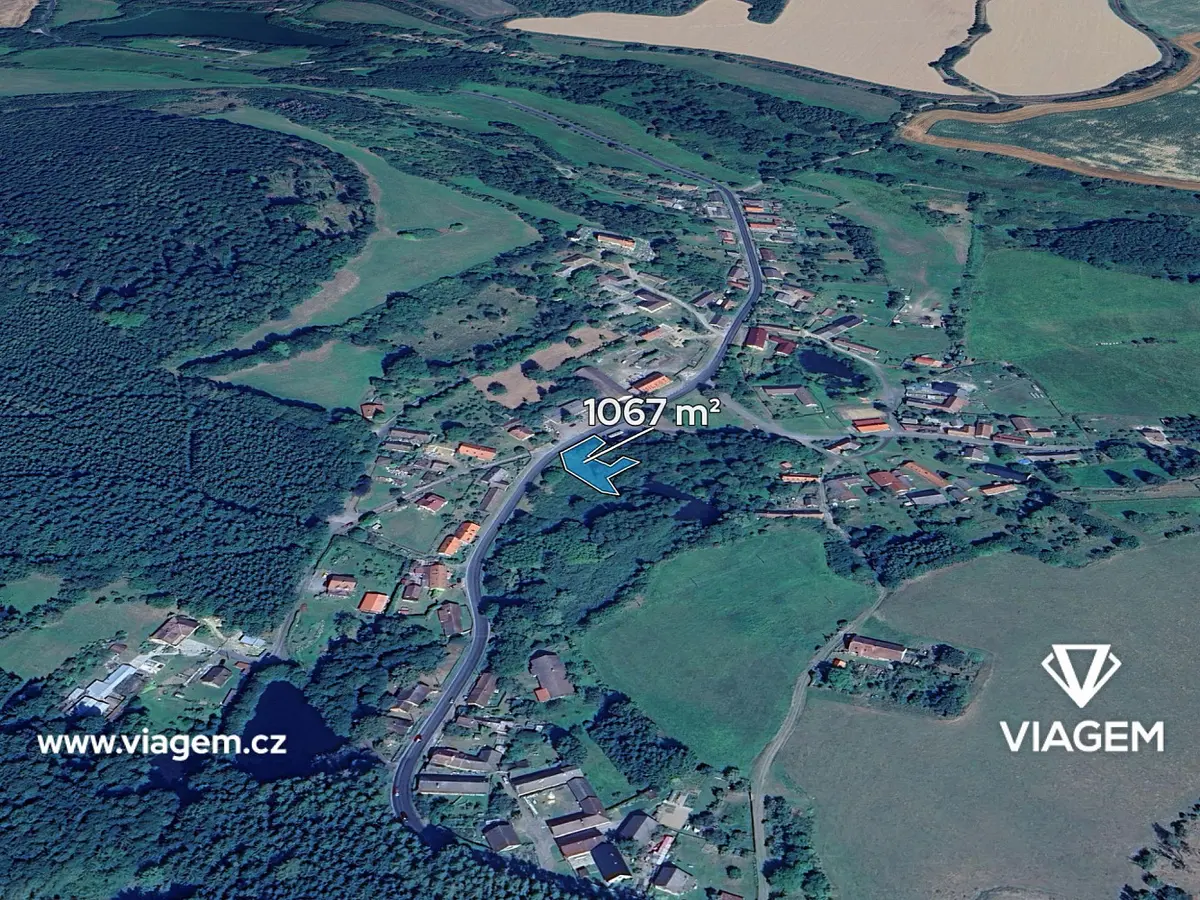 Prodej pozemku 1067 m², Kotouň · Oselce