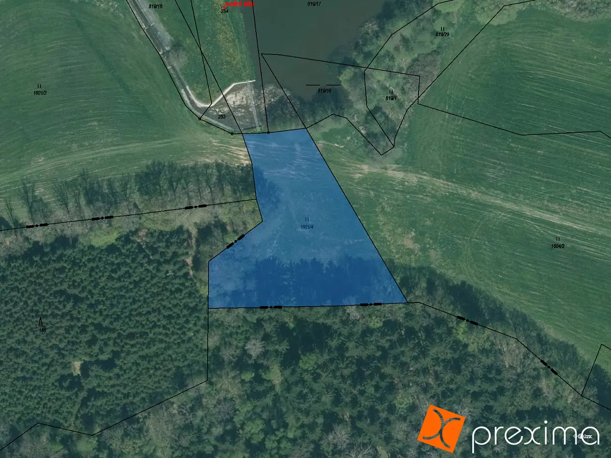 Prodej pozemku 47 m², Příkosice · okres Rokycany
