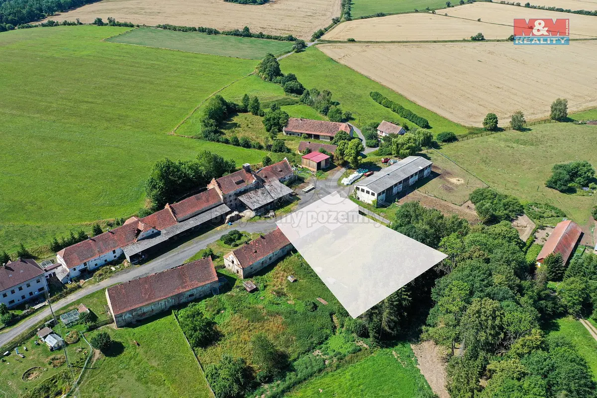 Prodej pozemku 4204 m², Měčín · okres Klatovy