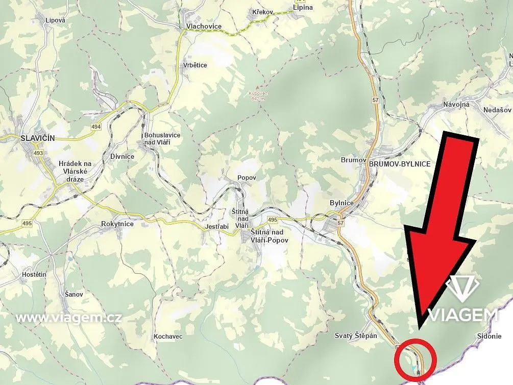 Prodej pozemku 1998 m², Svatý Štěpán · Brumov-Bylnice